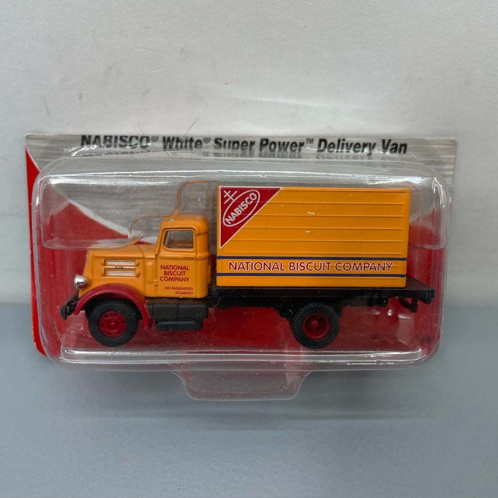 Classic Metal Works HO 1:87 Mini Nabisco White Delivery Van Truck Die Cast